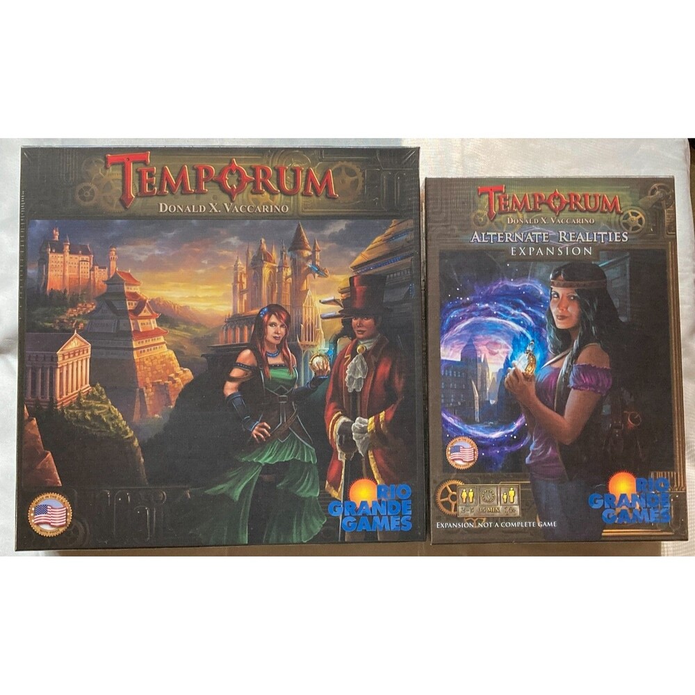 Brand New Temporum Board Game & Alternate realities Expansion Kit Free Shipping